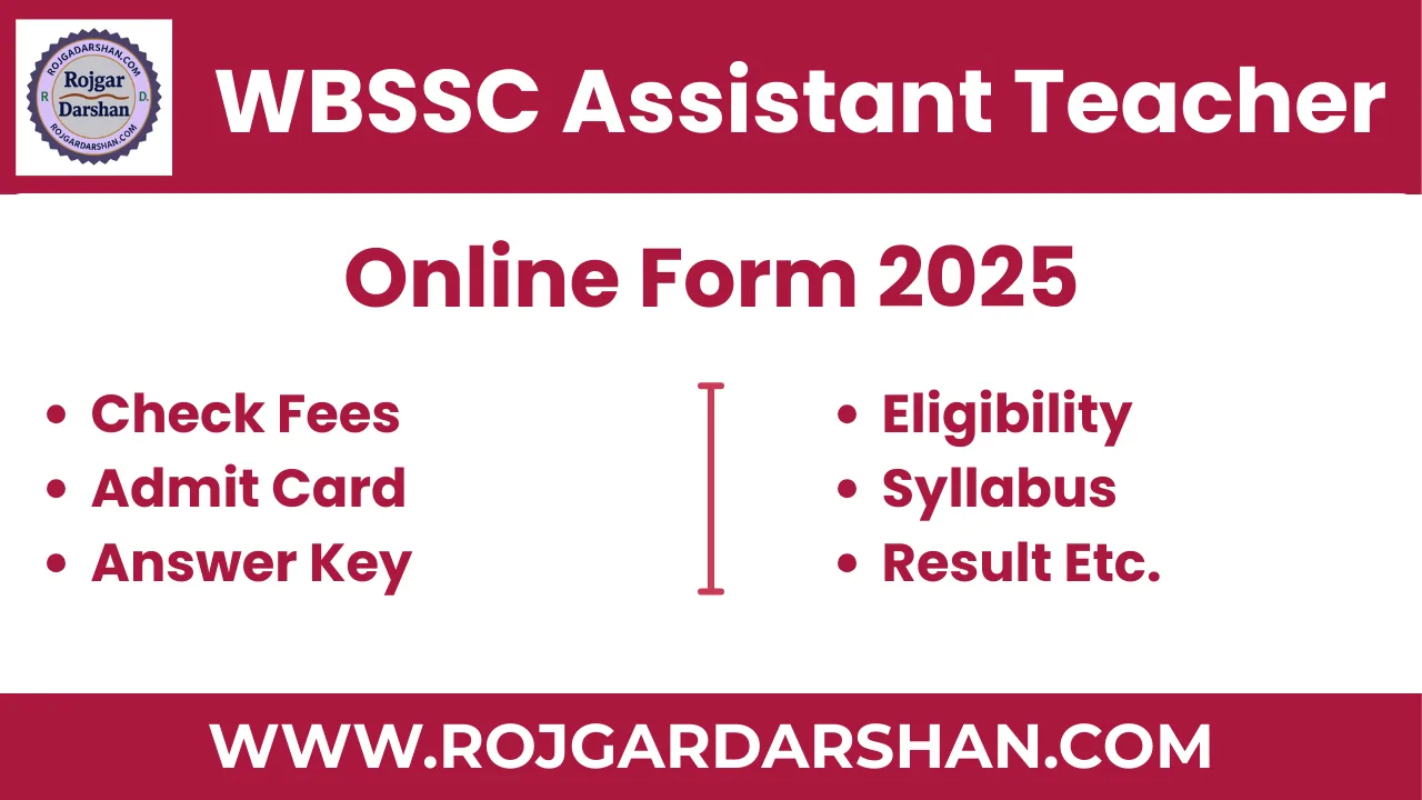 WBSSC Assistant Teacher 2025