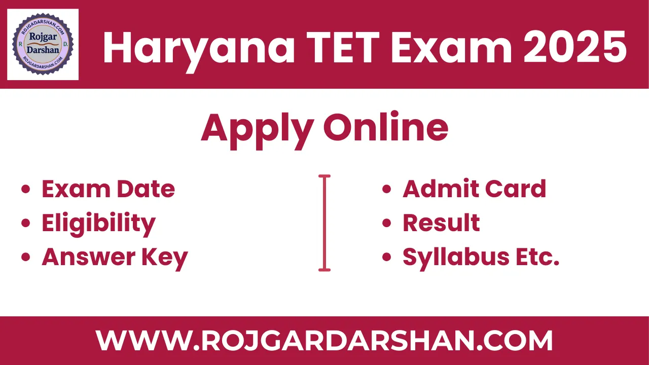 HTET Exam 2025 Result