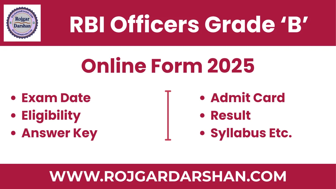 RBI Officers Grade 'B' Result